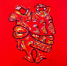 Seeing Red  100x100cm