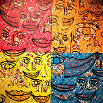 Crowded Canvas 4 X 40x40cm