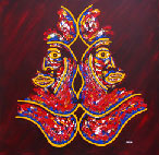 Smorgasbord  100x100cm