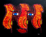 Blue Eyes  100x80cm