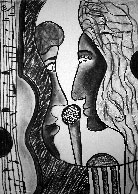 Making Music  60x40cm