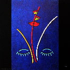 Blue Flower   146x146cm