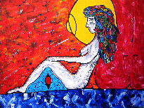 Nude on the Beach 130 x 97cm