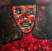 Hombre  80 x 80cm