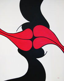 69 Lips by ZARUM  122 x 153cm