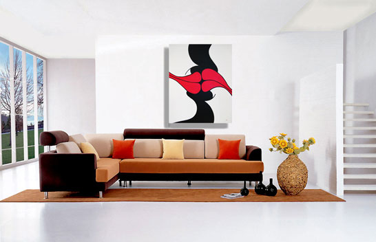 69 Lips by ZARUM  122 x 153cm