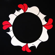 Circle of Lips by ZARUM 137 x 13