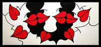 Crowded Lips by ZARUM 214 x 96cm