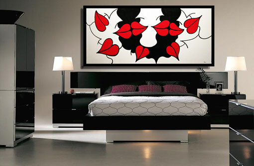 Crowded Lips by ZARUM 214 x 96cm